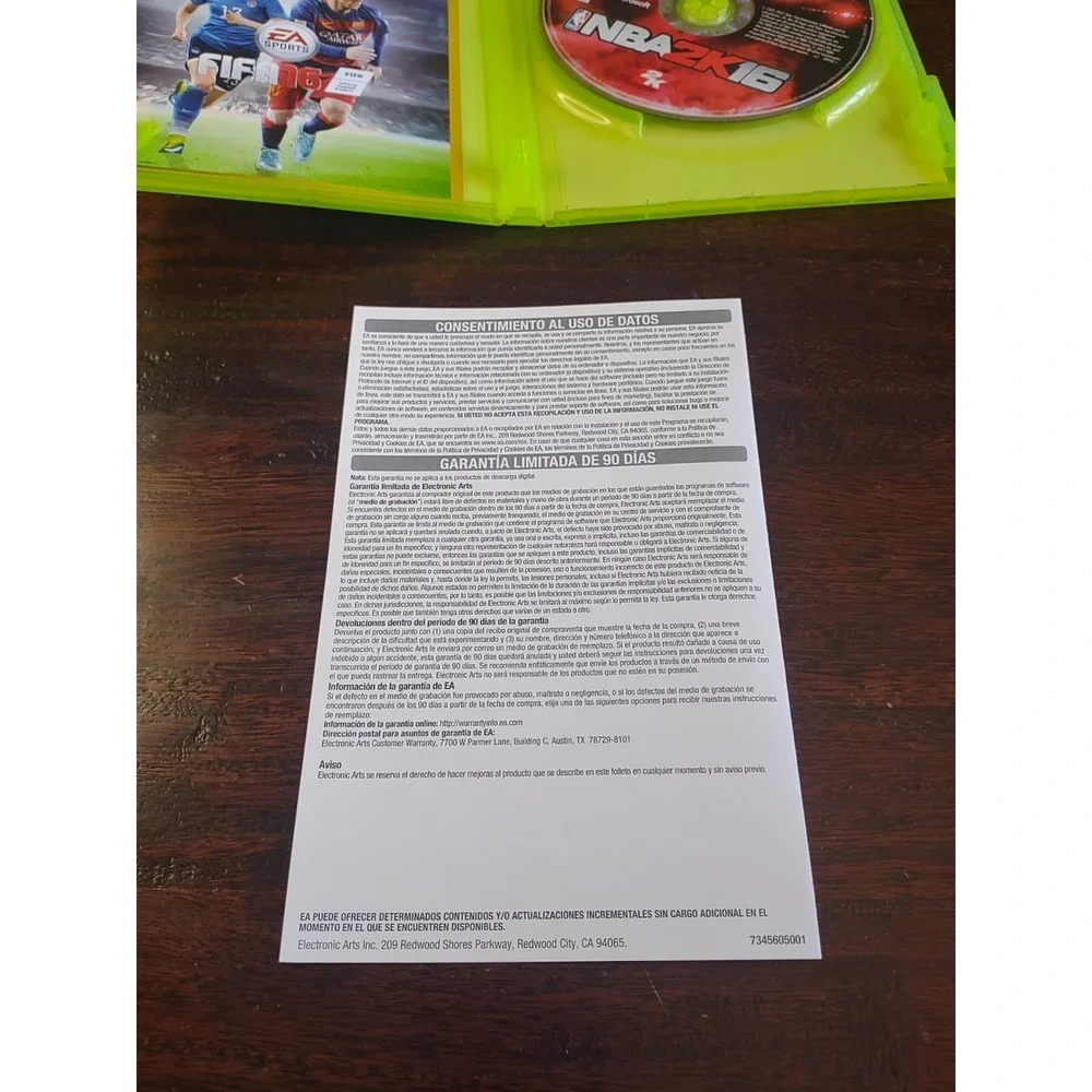 Fifa Soccer 16: Deluxe Edition (Microsoft Xbox 360, 2015) CIB